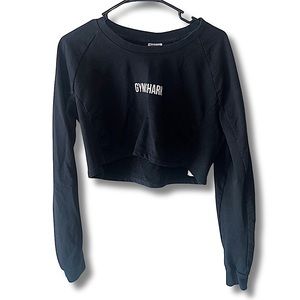 (M) - Gymshark Crop Sweatshirt